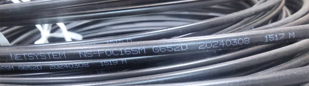 Cable Fibre Optique SM 4,8,16,24BRINS ARMES G652D NETSYSTEM